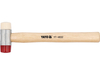 PU / NYLON HEADS MALLET WITH WOODEN HANDLE