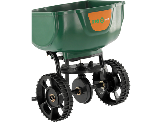 SEMEADORA, ESPALHADOR PARA FERTILIZANTE, AREIA, SEMENTES, ROTATIVO 15 L, 15 KG