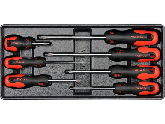  PVC TRAY WITH 7 PCS PHILLIPS SCREWDRIVERS