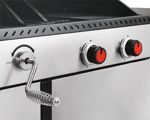 BBQ GRILL OTAKE 2IN1 GAS AND CHARCOAL S/S 8,2KW