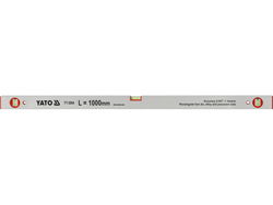 ALUMINIUM LEVEL, 3 VIALS 1000 MM