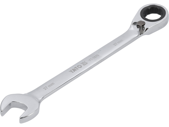 CLE MIXTE A CLIQUET 27 MM