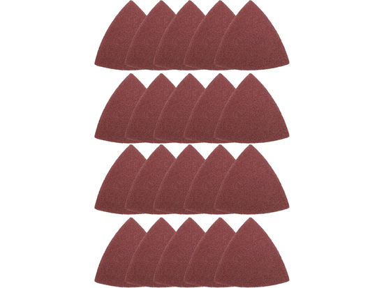 JEU DE PAPIER ABRASIABLE 80 MM POUR OUTIL MULTIFONCTIONNEL (P80 10 PCS, P120 5 PCS, P240 5 PCS) / 20 PCS.