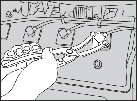 PINCES POUR ATTACHES ET CÂBLES EN CAOUTCHOUC, 2 PCS.