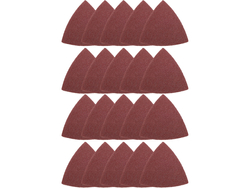 JEU DE PAPIER ABRASIABLE 80 MM POUR OUTIL MULTIFONCTIONNEL (P80 10 PCS, P120 5 PCS, P240 5 PCS) / 20 PCS.