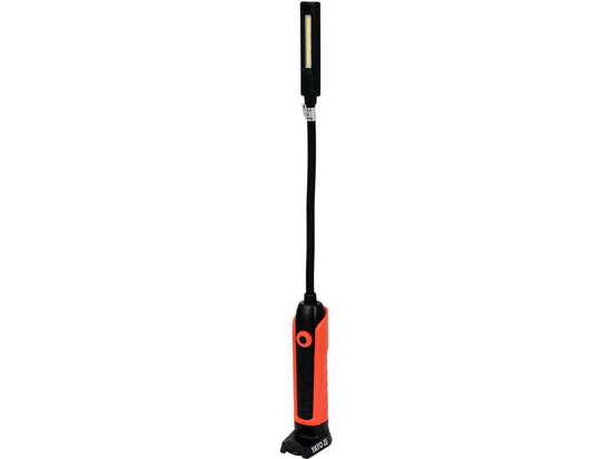 COB DÍLENSKÁ LAMPA 500LM FLEXIBILNÍ RAMENO, NASTAVENÍ SVĚTLA, IP54, IK07, PA6+TPR