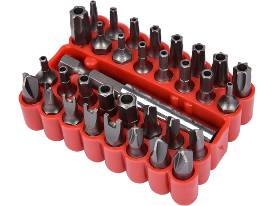 EMBOUTS TOURNEVIS, JEU DE 33 PCS.