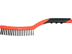 WIRE BRUSH WITH PLASTIC HANDLE
