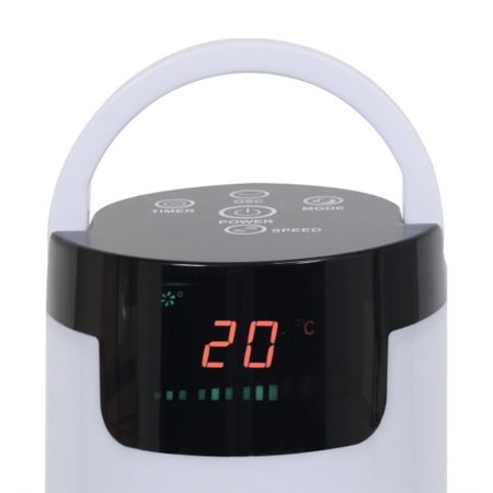 VENTILATORE DA TERRA LED 50W, ALTEZZA 81CM