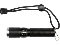 METAL TORCH WITH LED DIODE, 100X25MM