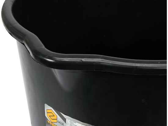 SECCHIO EDILIZIA NERO CON BECCUCCIO 20 L