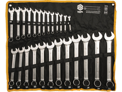 LLAVES COMBINADAS 6-32 MM, CV, JUEGO. 25 UDS. SATINADO, ESTUCHE