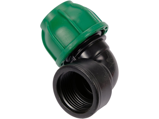 FEMALE ELBOW PP 90 DEGREES 25MM X 1''