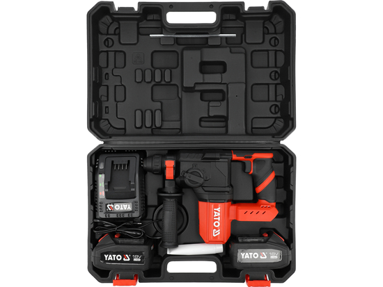 SDS+ 18 V PLAKŠKAS (BL MOTOR, 2X4AH)