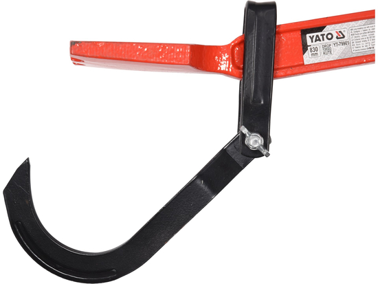 LEVA CON GANCIO PER GIRARE TRONCHI L-830 MM