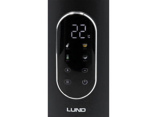 BOLLITORE ELETTRICO 1,7L, REGOLAZIONE DELLA TEMPERATURA, NERO