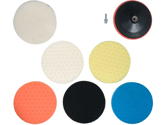 CONJUNTO DE POLIMENTO 180 MM, M14 / 8 PCS.