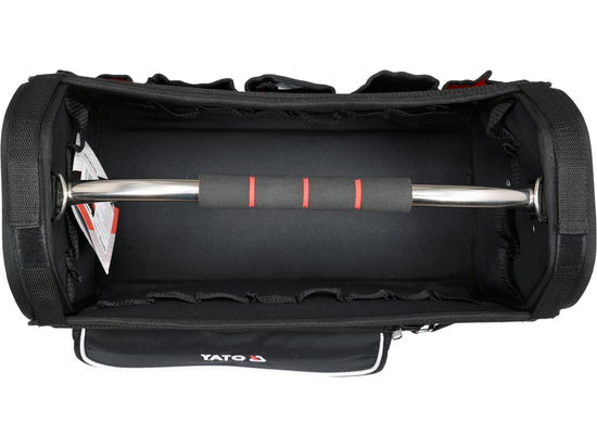 OTEVŘENÁ NÁDRŽKA NA NÁŘADÍ 22'' S RUKOJEŤOU, 11 KAPES