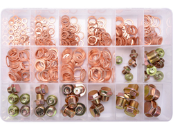 RONDELLES ET BOUCHONS DE VIDANGE 534 PCS. MÉLANGE DE TAILLES