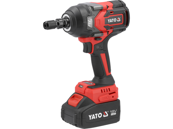 18V SPŪGINIS VERŽTAKLIS 1/2'' 1200NM (4AH; BMC) M12-M24 VARŽTAMS SU BE ŠEETŲ VARIKLIU IR SUKIMO MOMENTO REGULIAVIMU