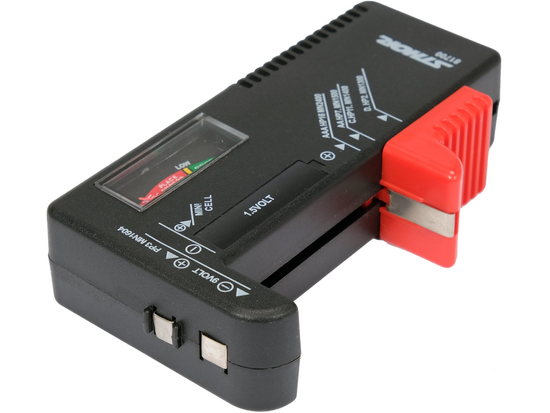 TESTER DE BATERIA 1,5V E 9V TODOS OS TIPOS