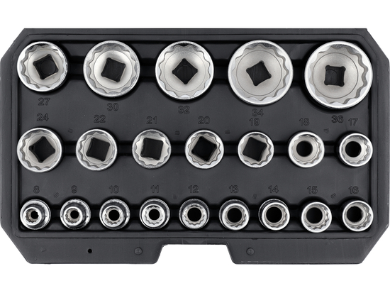 JEU DE DOUILLES DOUBLE PANS 1/2"