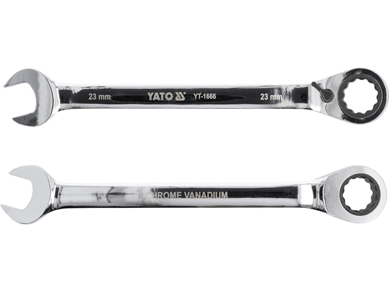 CHIAVE COMBINATA CON CRICCHETTO 23 MM