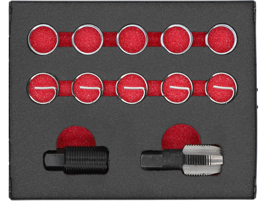 THREAD REPAIR KIT FOR OXYGEN SENSOR THREAD 12PCS