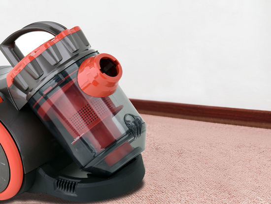 CYCLONIC VACUUM CLEANER 700W RED 3 BRUSHES