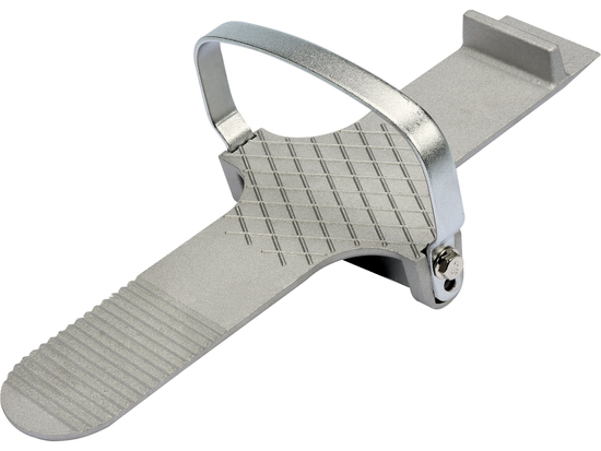 G/K PLOKŠTŲ KĖLIMO SVIRTIS, PAGAMINTA IŠ ALUMINIO. KĖLIMO AUKŠTIS APIE 55 MM.