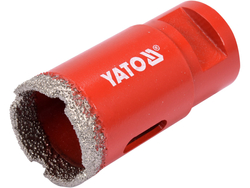 DIAMANTOVÝ VRTÁK DO KAMENE 30MM PRO VRTÁNÍ NA SUCHÉ S ÚHLOVOU BRUSKOU