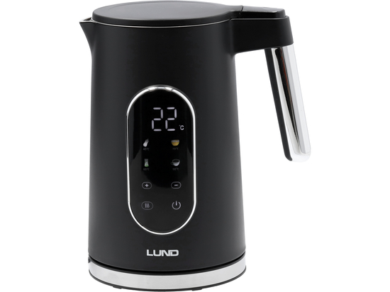 ELECTRIC KETTLE 1.7L, TEMPERATURE CONTROL, BLACK