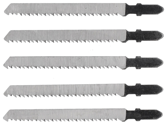 LAME DE SCIE SAUTEUSE, MANCHE TYPE BOSCH, POUR BOIS, 5 PCS.