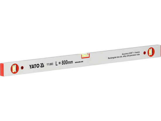 NIVEL DE ALUMINIO, 3 LIBS 800 MM