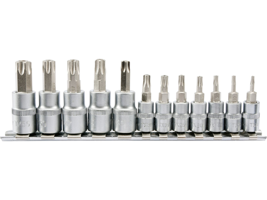 ZESTAW KLUCZY TORX SECUR. NA SZYNIE 12CZ.