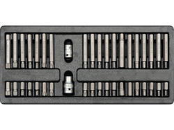 PVC TRAY WITH 40PCS SCREWDRIVER BITS SET