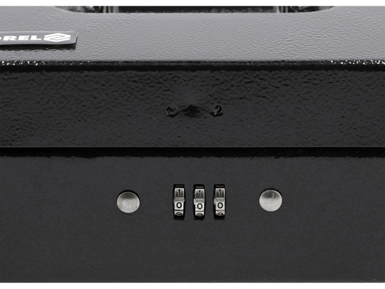 CASSETTE DE DINERO 200X160X90 CERRADURA DE COMBINACIÓN NEGRA