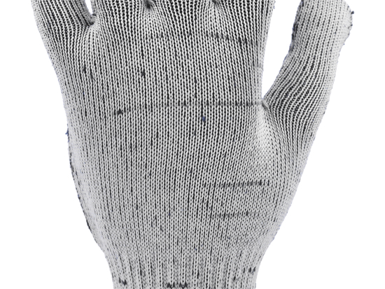 SPOTTED COTTON GARDEN GLOVES PVC CROSS10