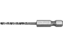 METAL DRILL WITH HEX SHANK 2,5MM HSS 6542