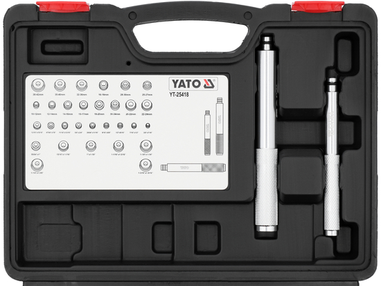 KIT PARA AJUSTE DE ROLAMENTOS E VEDAÇÕES 33 PEÇAS.