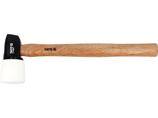 MARTELO DE BORRACHA DE METAL BRANCO
