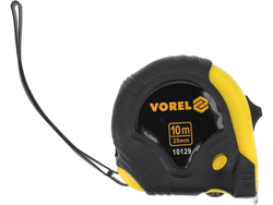 ŽLTÉ A ČIERNE ROZMERY ZROVNANIA 10 M X 25 MM