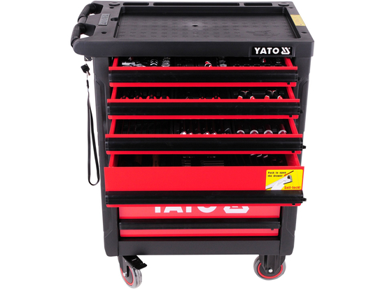 SERVICE TOOL CABINET WITH TOOLS, 6 DRAWERS 177PCS