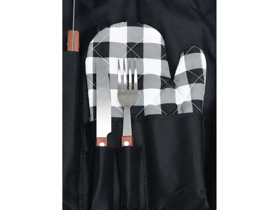 TABLIER DE GRILLAGE AVEC ACCESSOIRES - 8 PCS