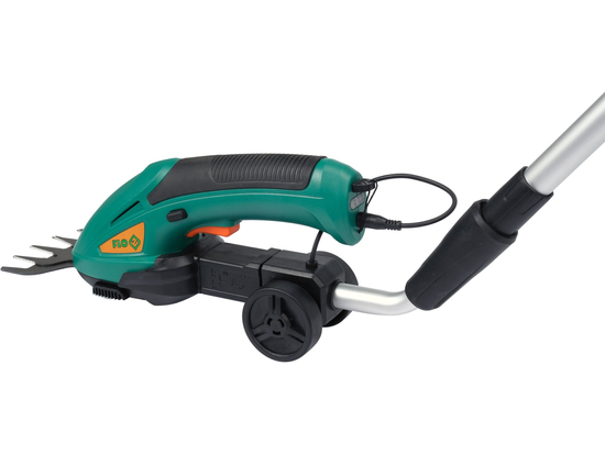 CESOIA PER ERBA E SIEPI CON MANICO 3,6V