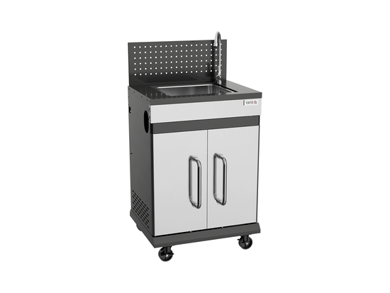 MUEBLE MODULAR CON FREGADERO PARA PARRILLA A GAS.