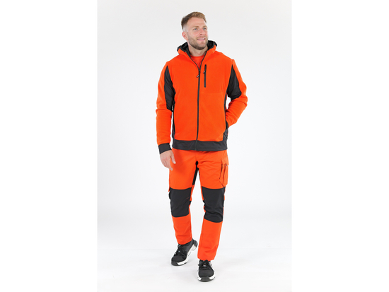 SPODNIE ROBOCZE 4-WAY STRETCH SERWAL ORANGE ROZM. 3XL