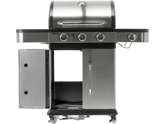 GRIL À GAZ ZUSHI 3+1, ACIER INOXYDABLE 11,2KW