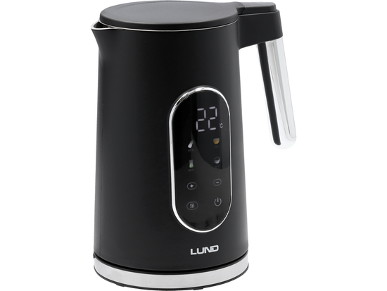 CHALEIRA ELÉTRICA 1,7L, REGULADORA DE TEMPERATURA, PRETA