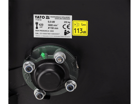 TRITURATORE DI RAMI A BENZINA 150MM